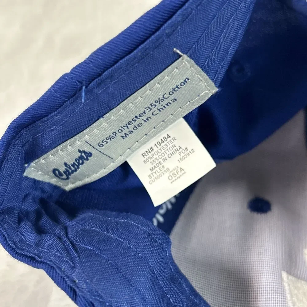Culver's Crew Challenge Hat Blue Mens Hat Adjustable Ball Cap Baseball